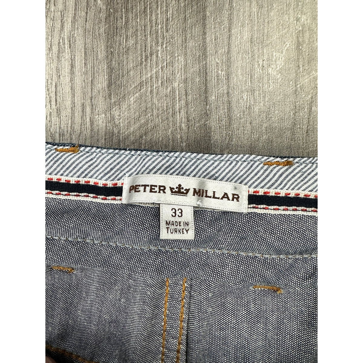 Peter Millar Straight Leg Stretch Denim Jeans — Size 33 // Preowned