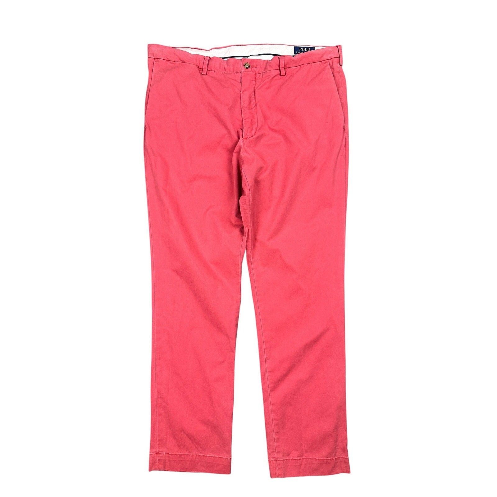 Polo Ralph Lauren Stretch Slim Fit Chino Pants in Nantucket Red — Size 38x30 // Preowned