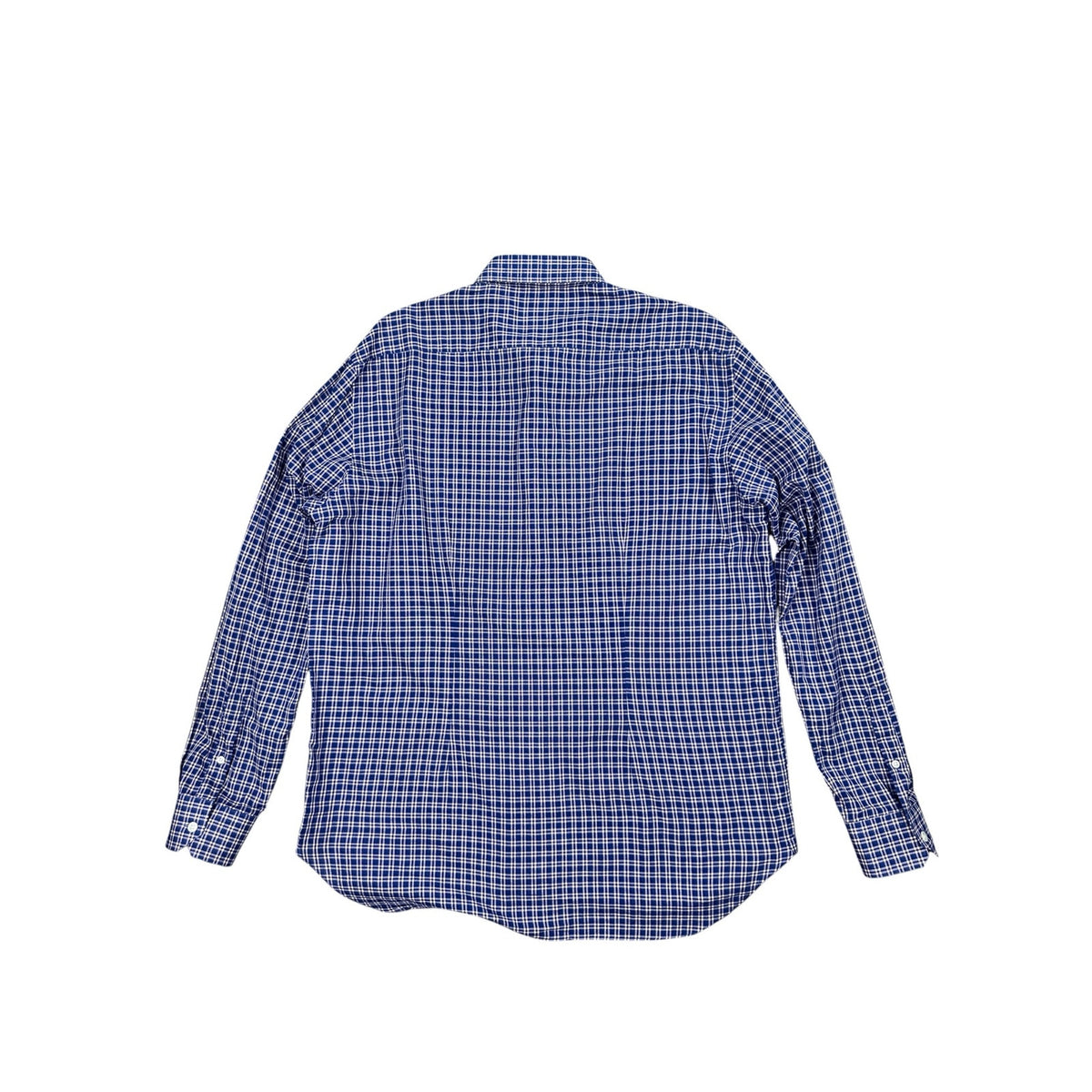Culturata Made in Italy Tailored Fit Plaid Long Sleeve Button Down Shirt — Size XL (44/17.5) // Preowned