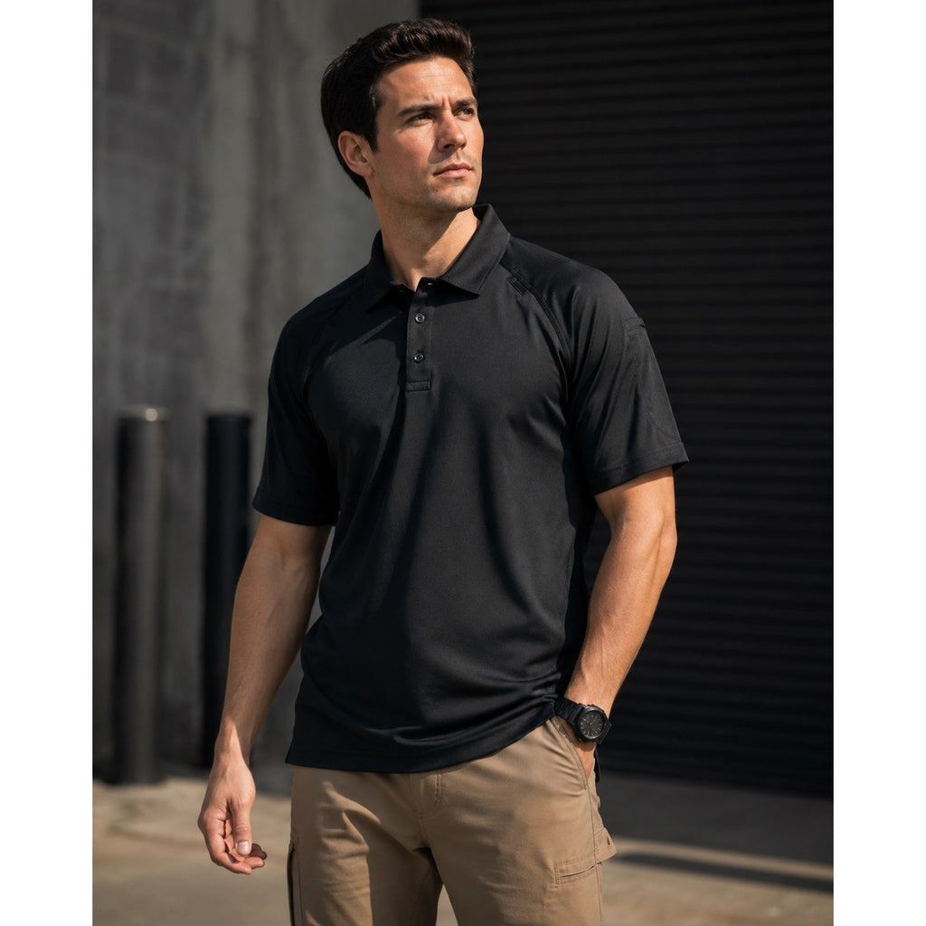 5.11 Tactical Performance Short Sleeve Polo in Black — Size Large // Preowned