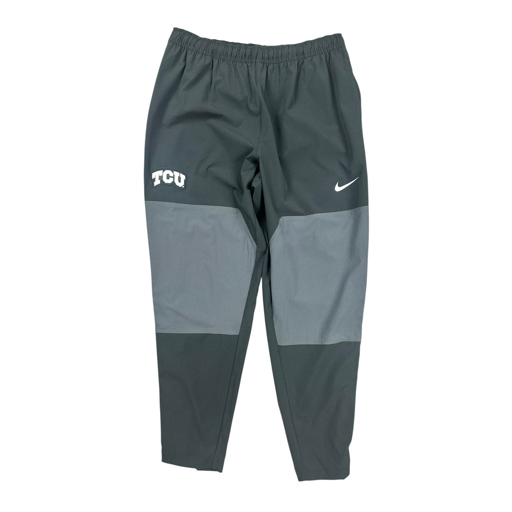 Nike TCU Horned Frogs Team Issued Player #10 J. Hoover Performance Pants in Black Gray — Size Large // Preowned