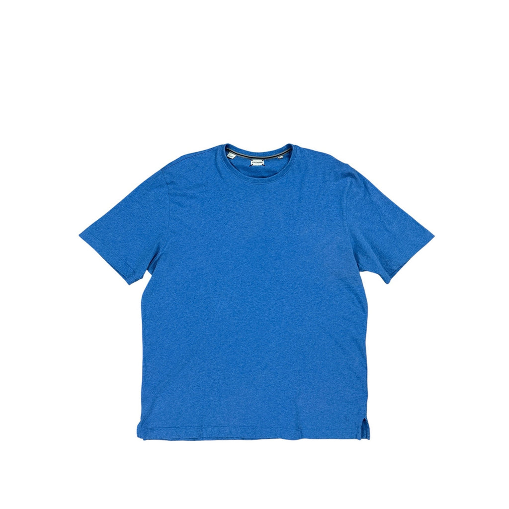 Lucchese Soft Knit Crew Neck Tee Peruvian Cotton in Blue — Size Large // Preowned