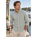 Lacoste Regular Fit Poplin Check Long Sleeve Shirt — Size 42 (Large) // Preowned