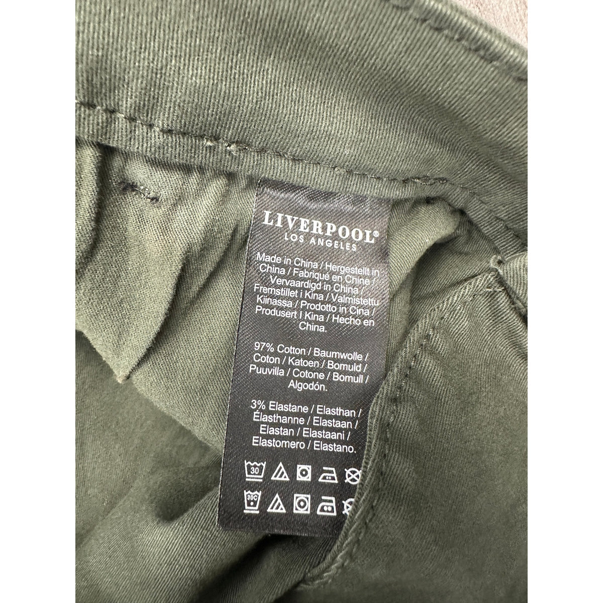 Liverpool Chino Twill Trouser Jeans — Size 38x32 // Preowned