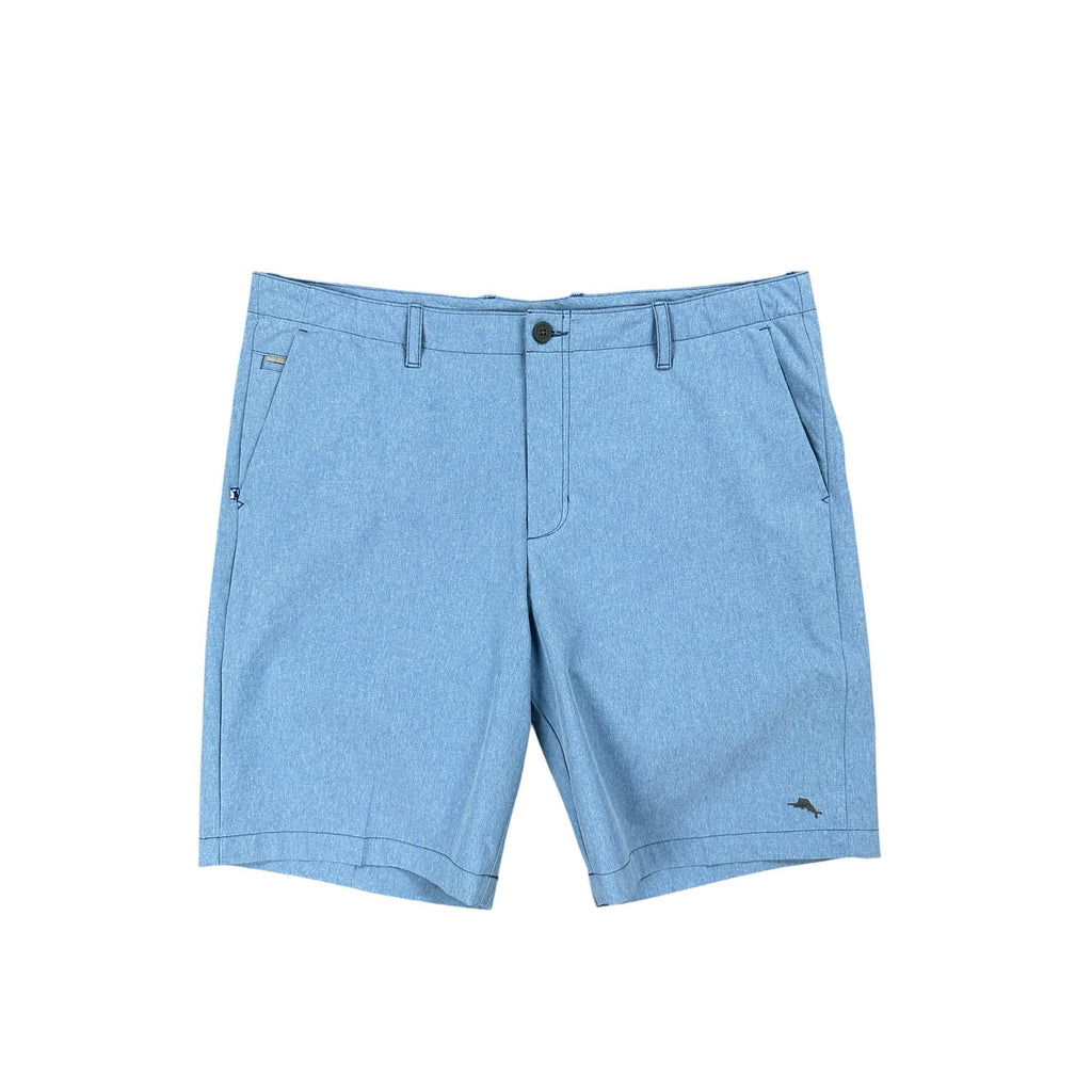 Tommy Bahama Boracay Shore Performance Shorts in Heather Blue — Size 40 // Preowned