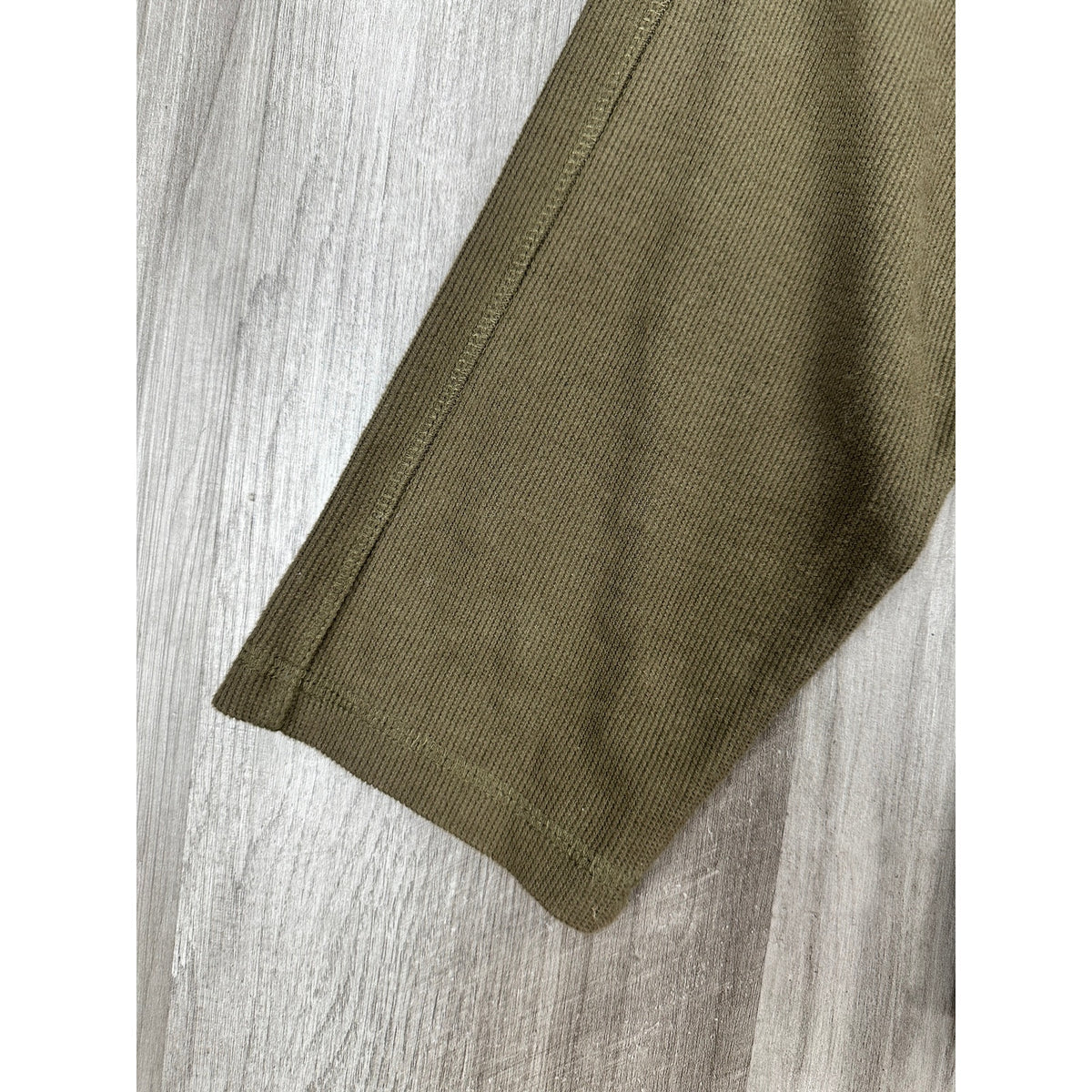 AllSaints Rowe Ribbed Long Sleeve Henley — Size XL // Preowned