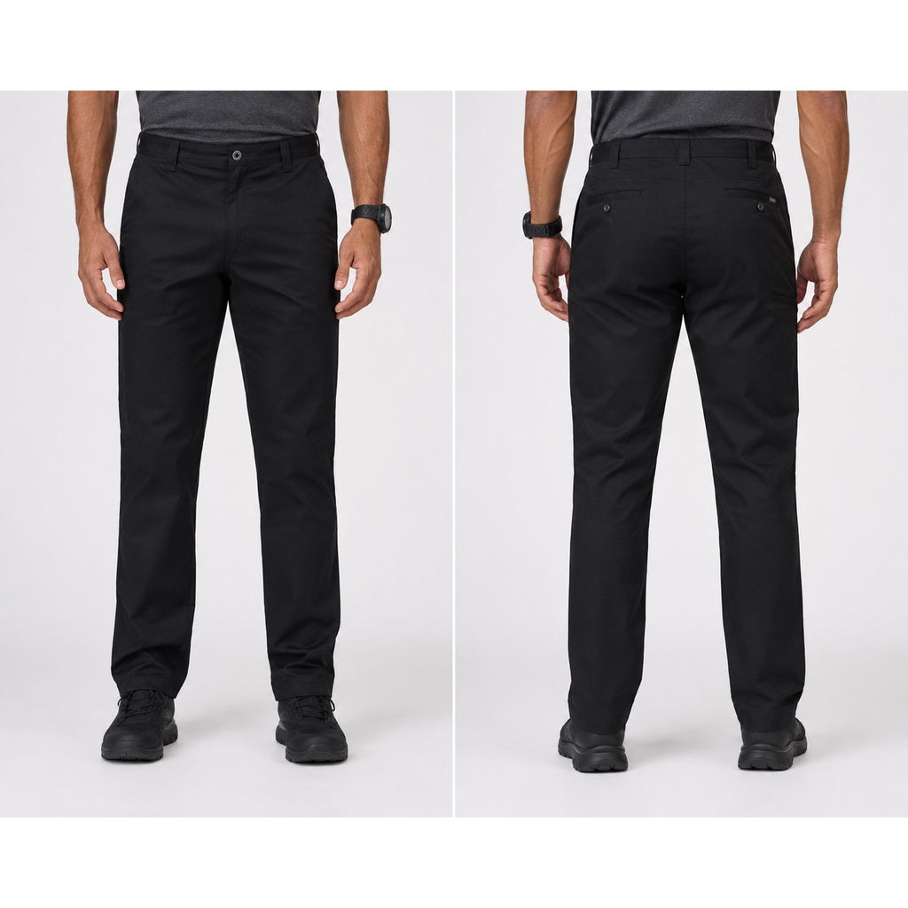 5.11 Tactical Edge 2.0 Straight Fit Chino Pants in Black — Size 44x32