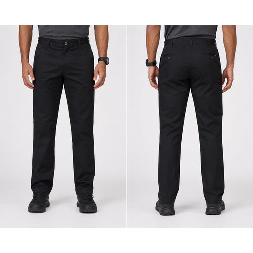 5.11 Tactical Edge 2.0 Straight Fit Chino Pants in Black — Size 44x32