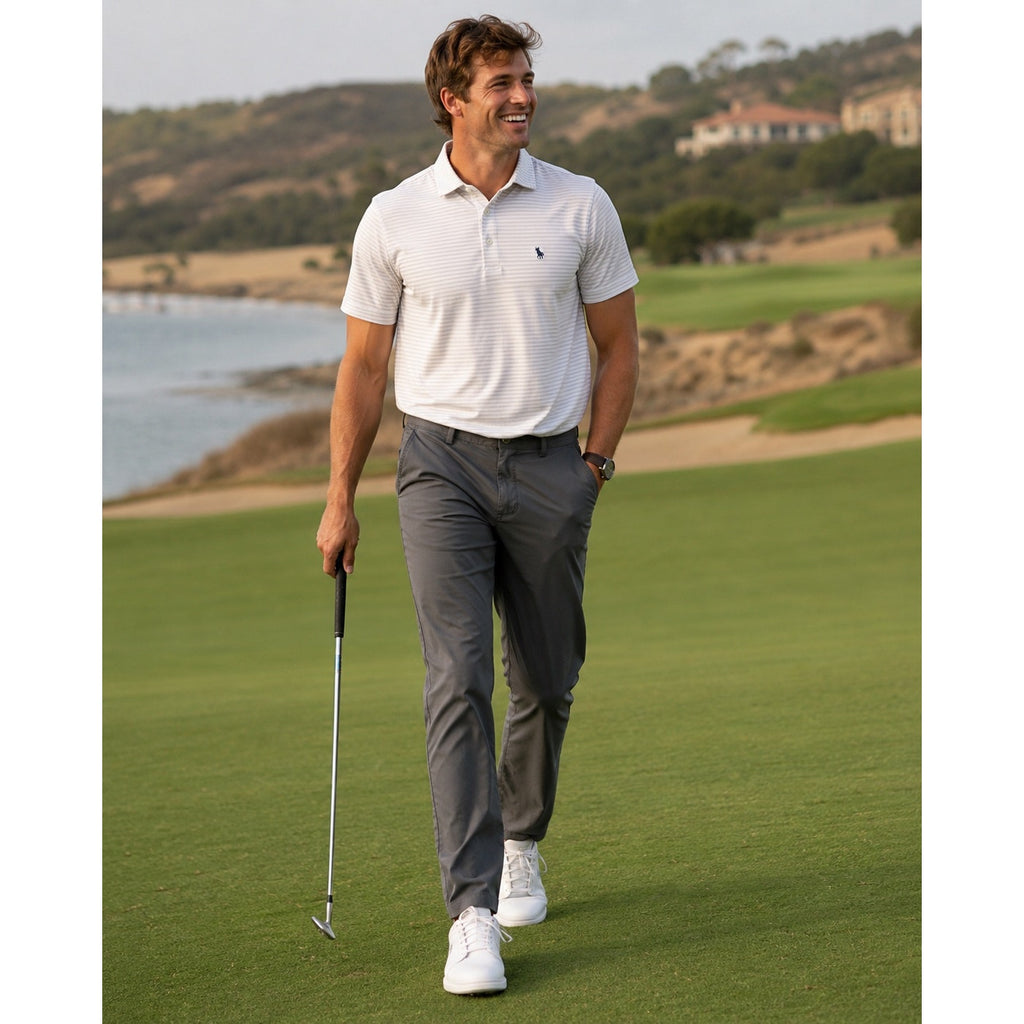 Birddogs Lined Stretch Performance Khakis in Charcoal Grey — Size 34x30 // Preowned