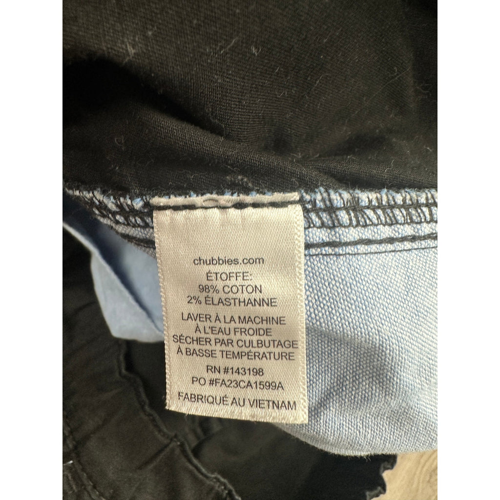 Chubbies Originals 5.5" Chino Shorts in Shadowstorm Black — Size 3XL // Preowned