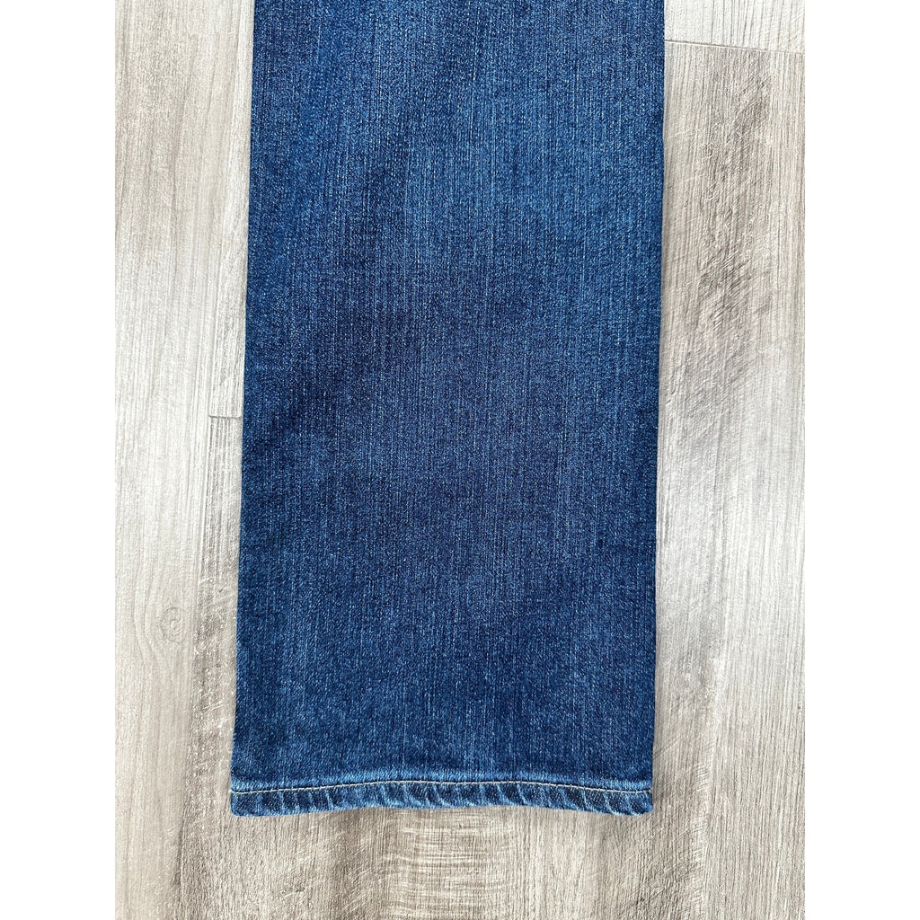 AG Adriano Goldschmied The Matchbox Slim Straight 15-Year Wash Lead Stretch Made in USA Jeans — Size 30 // Preowned