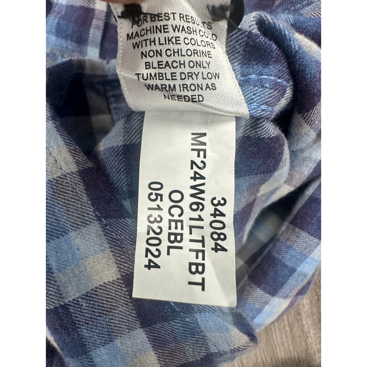 Peter Millar North Bay Crown Cotton Sport Plaid Long Sleeve Button Down Shirt — Size 2XT // Preowned