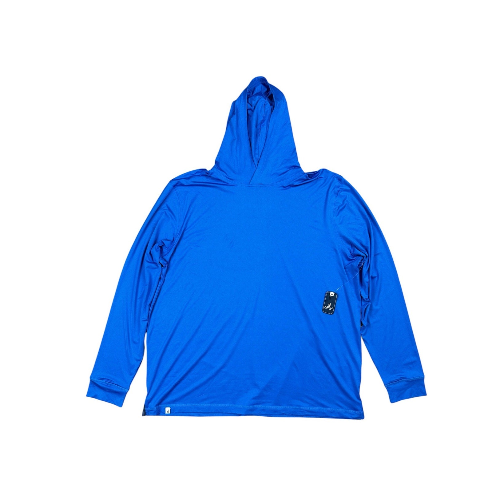Johnnie-O Talon Featherweight Performance Hoodie in Palisades Blue — Size 2XL