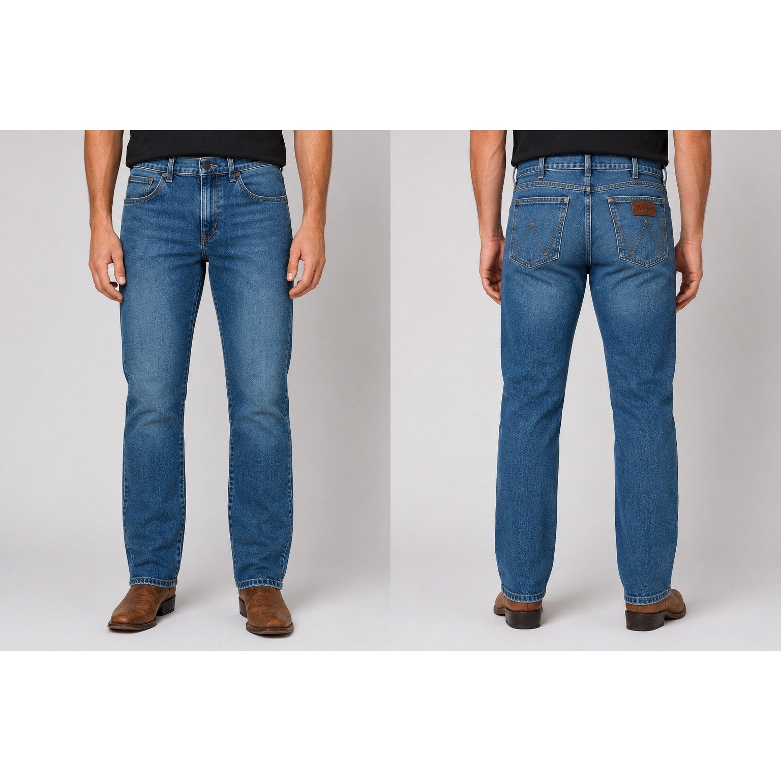 Wrangler Retro Slim Straight Jean in Blue — Size 34x34 // Preowned
