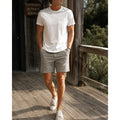 The Normal Brand Comfort Terry Utility Shorts in Brown — Size 38 // Preowned