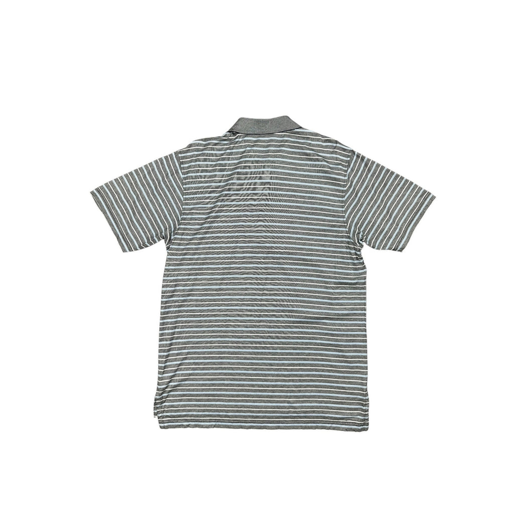 Peter Millar Cotton Jersey Knit Striped Polo — Size Medium // Preowned