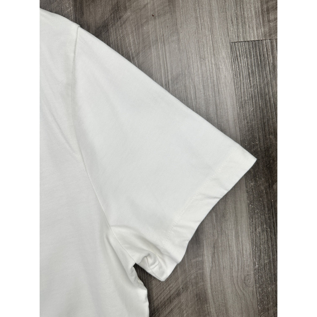 Madewell The Vintage Polo Shirt in White — Size Large // Preowned