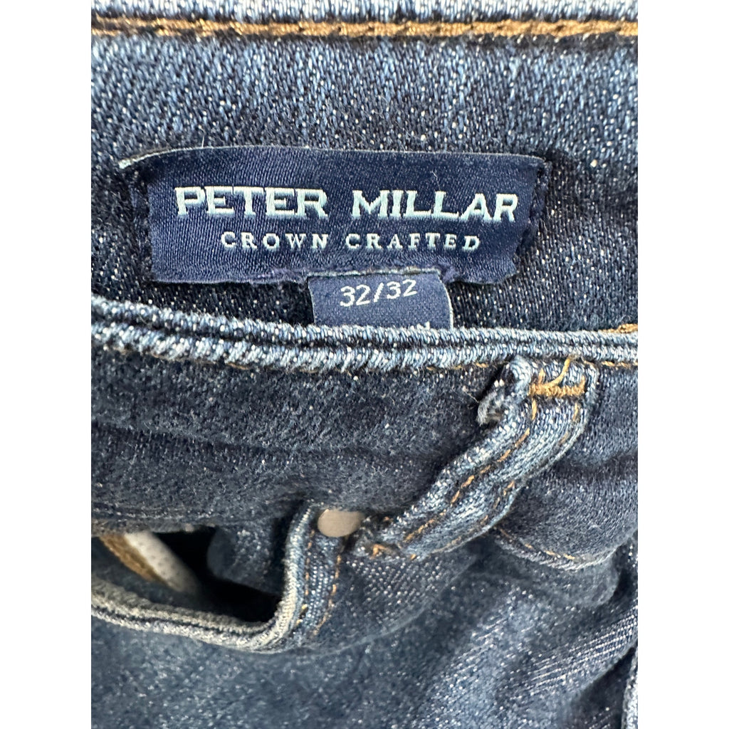Peter Millar Vintage Washed 5 Pocket Denim Jeans in Blue — Size 32 // Preowned