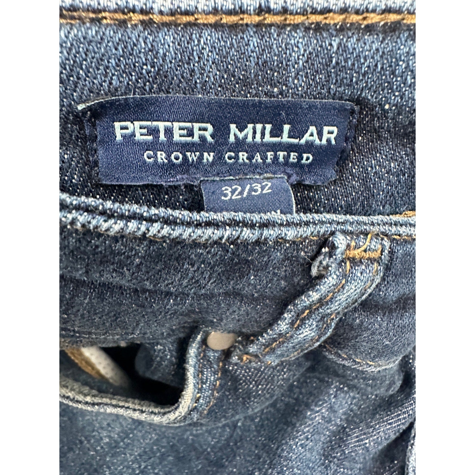 Peter Millar Vintage Washed 5 Pocket Denim Jeans in Blue — Size 32 // Preowned