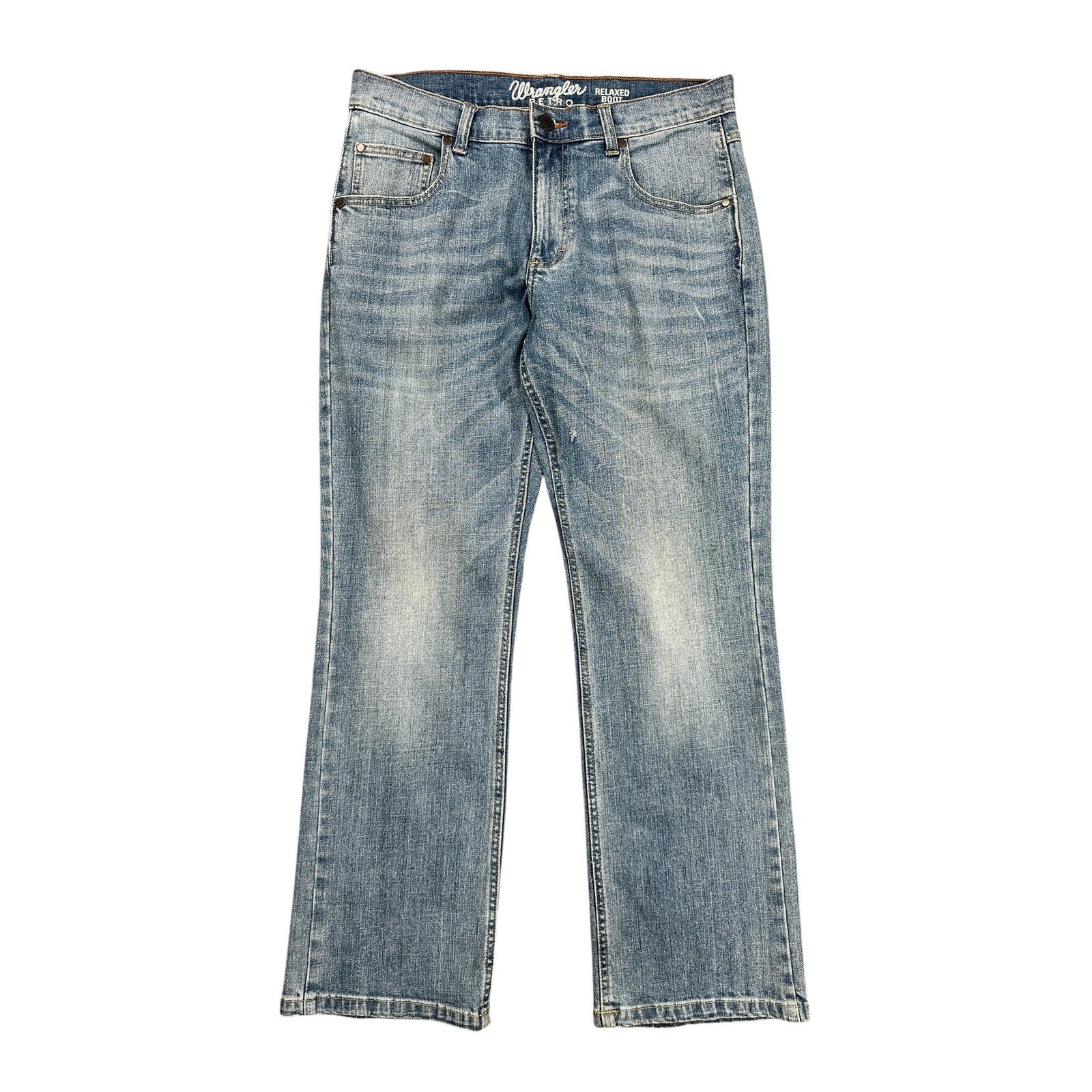 Wrangler Retro Relaxed Boot Cut Jean in Light Wash — 32x30