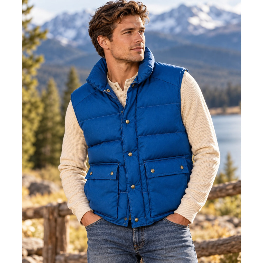Eddie Bauer Vintage 70/80s Goose Down Puffer Vest — Size Large // Preowned