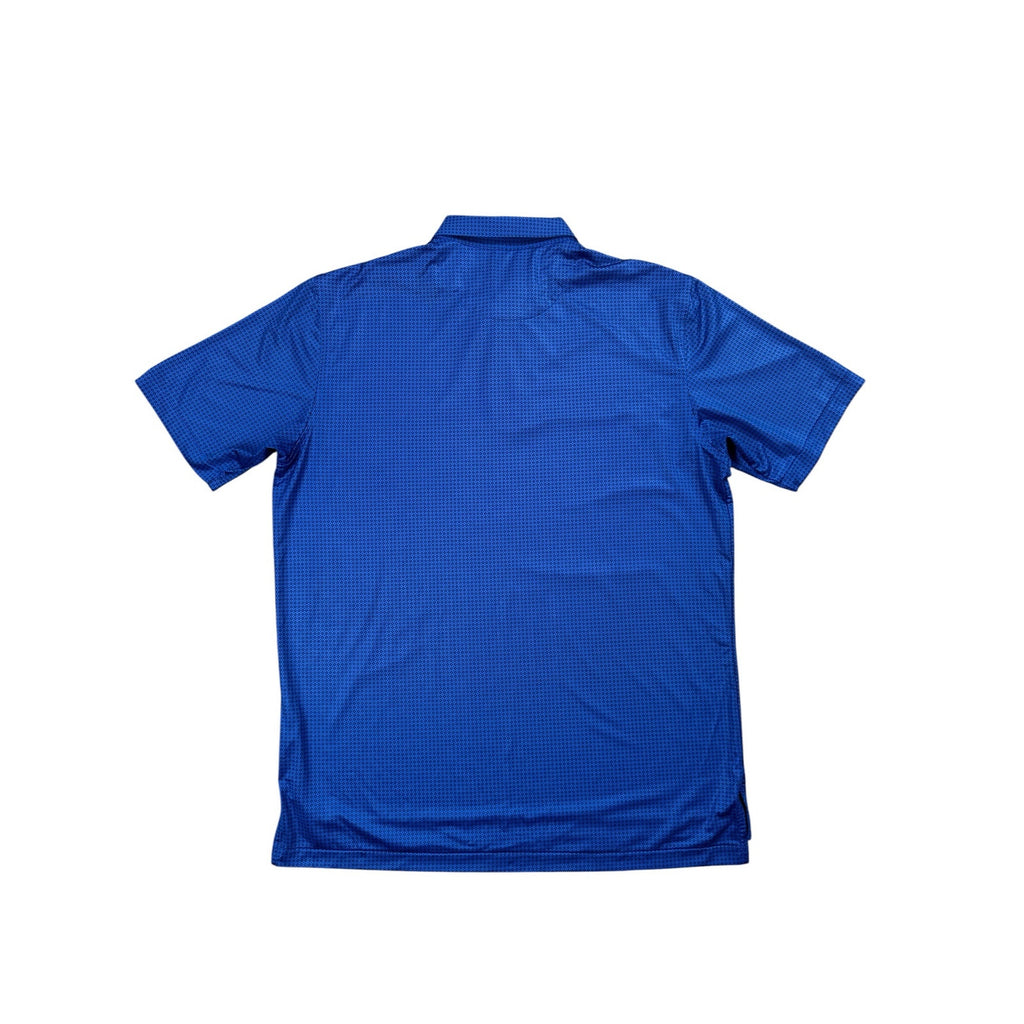 Peter Millar Summer Comfort Wade Stretch Jersey Performance Golf Polo in Blue Lapis — Size XL // Preowned