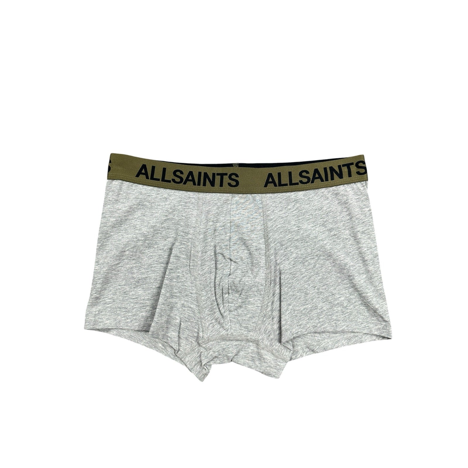 All Saints Underground Organic Cotton 4-Way Stretch Trunk 3-Pack in Sport Grey — Size Small