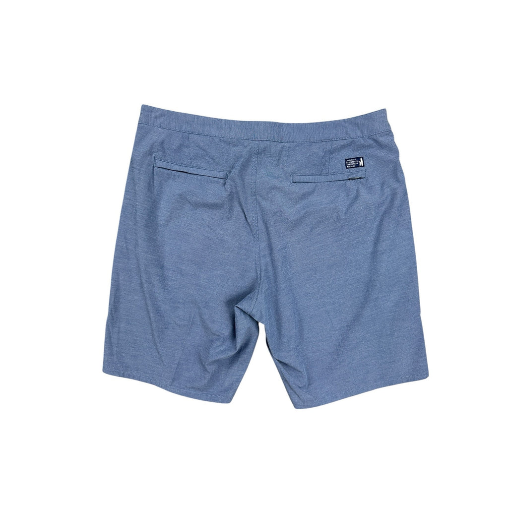 Johnnie-O Dawn 2 Dusk Hybrid Shorts in Shadow Blue — Size 36