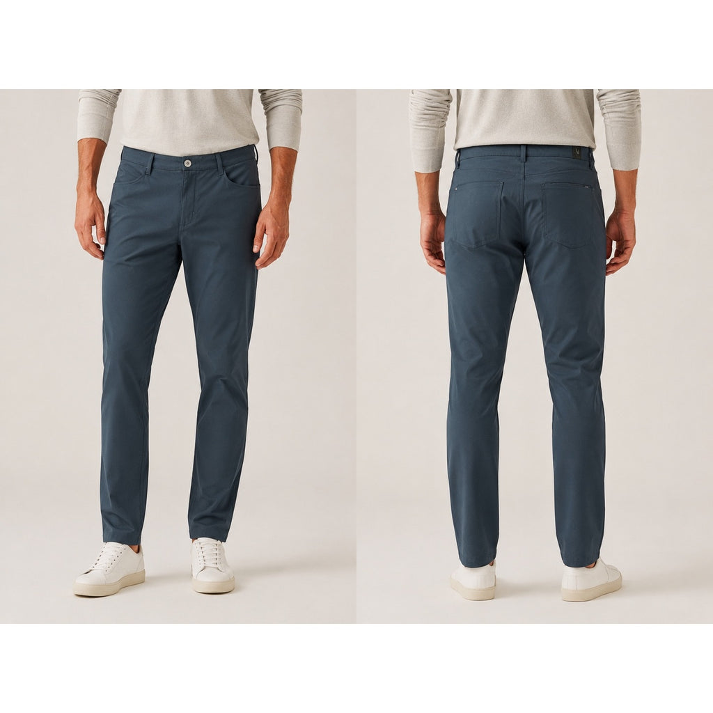 Vuori Meta Five Pocket Performance Pants in Black — Size 36