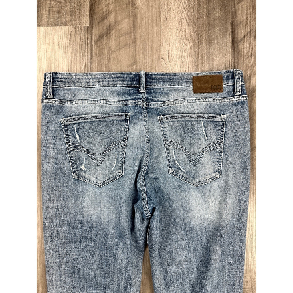 BKE Nolan Straight Leg Stretch Jean in Blue — Size 38x32 // Preowned