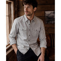 Teddy Stratford Two Pocket Organic Long Sleeve Shirt in Gray — Size 1 (US Small) // Preowned