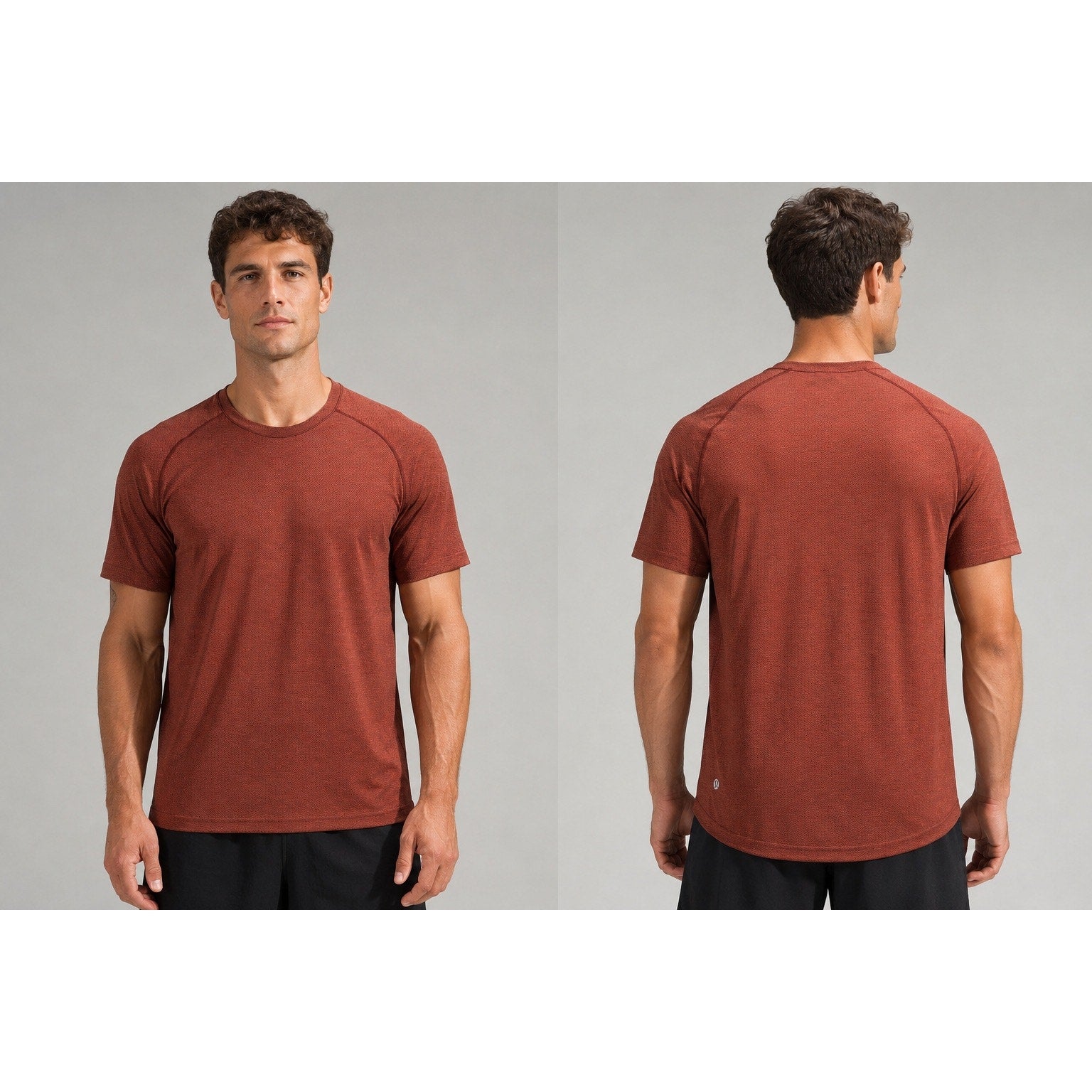 Lululemon Metal Vent Tech Performance Tee in Reddish Rust — Size 2XL // Preowned