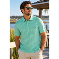 HUK Waypoint Ombre Stripe Polo — Size Medium