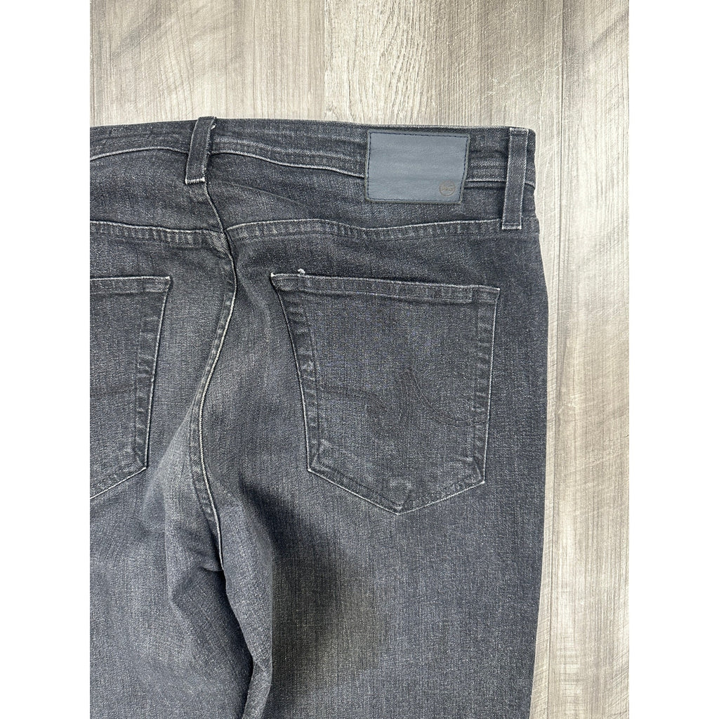AG Adriano Goldschmied Everett Slim Straight Jean in Black — Size 36x32 // Preowned