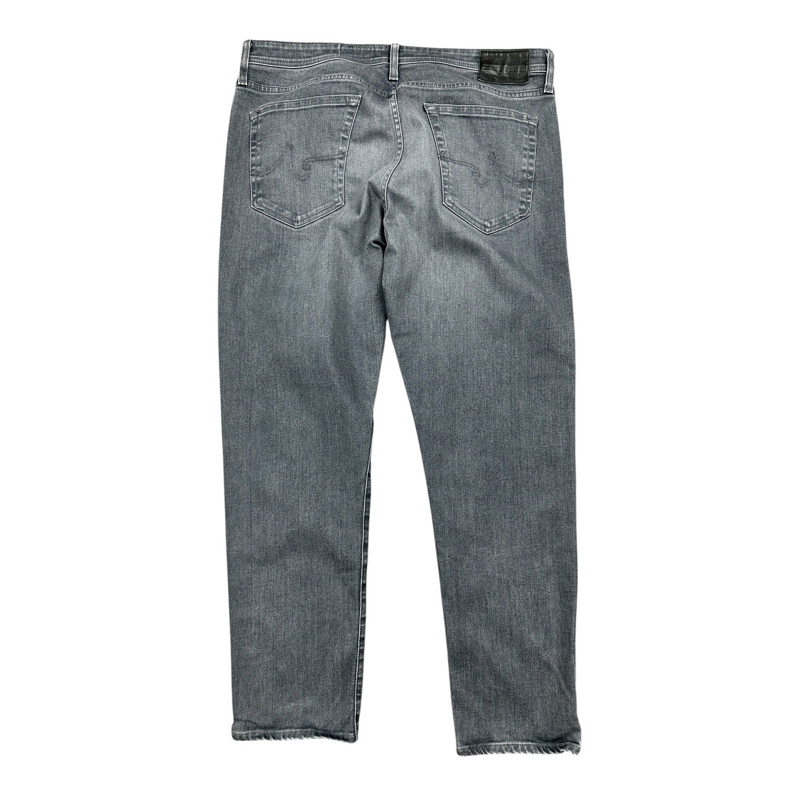 AG Adriano Goldschmied Tellis Modern Slim Jeans in Strayhorn Gray — Size 38 // Preowned