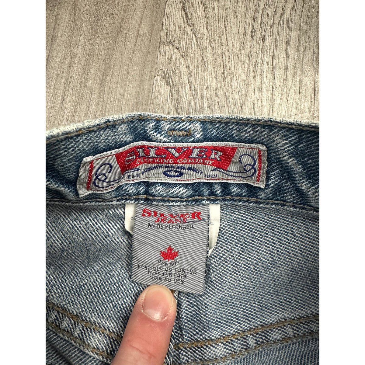 Silver Jeans Vintage Made in Canada Relaxed Straight Leg Jeans — Size 31x28 // Preowned