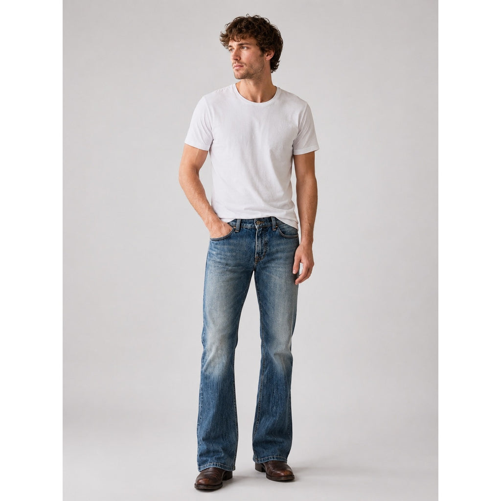 Joe's Jeans The Rocker Slim Bootcut Jean in Medium Wash — Size 36