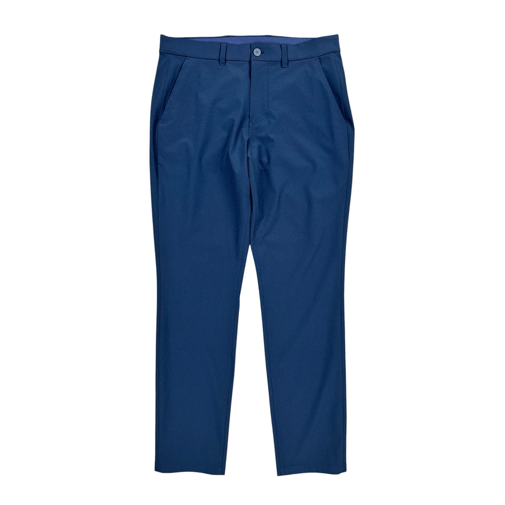 Mizzen+Main Helmsman 5 Pocket Slim Fit Performance Chino Pants in Navy — Size 32x30 // Preowned