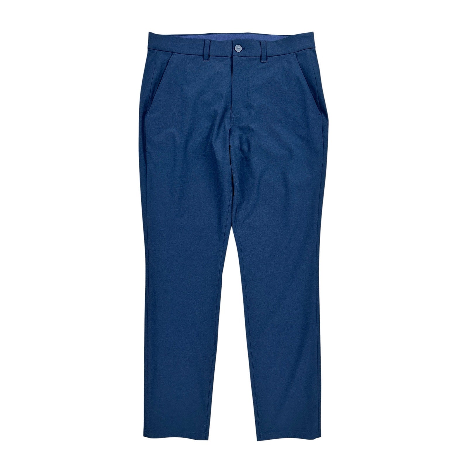 Mizzen+Main Helmsman 5 Pocket Slim Fit Performance Chino Pants in Navy — Size 32x30 // Preowned