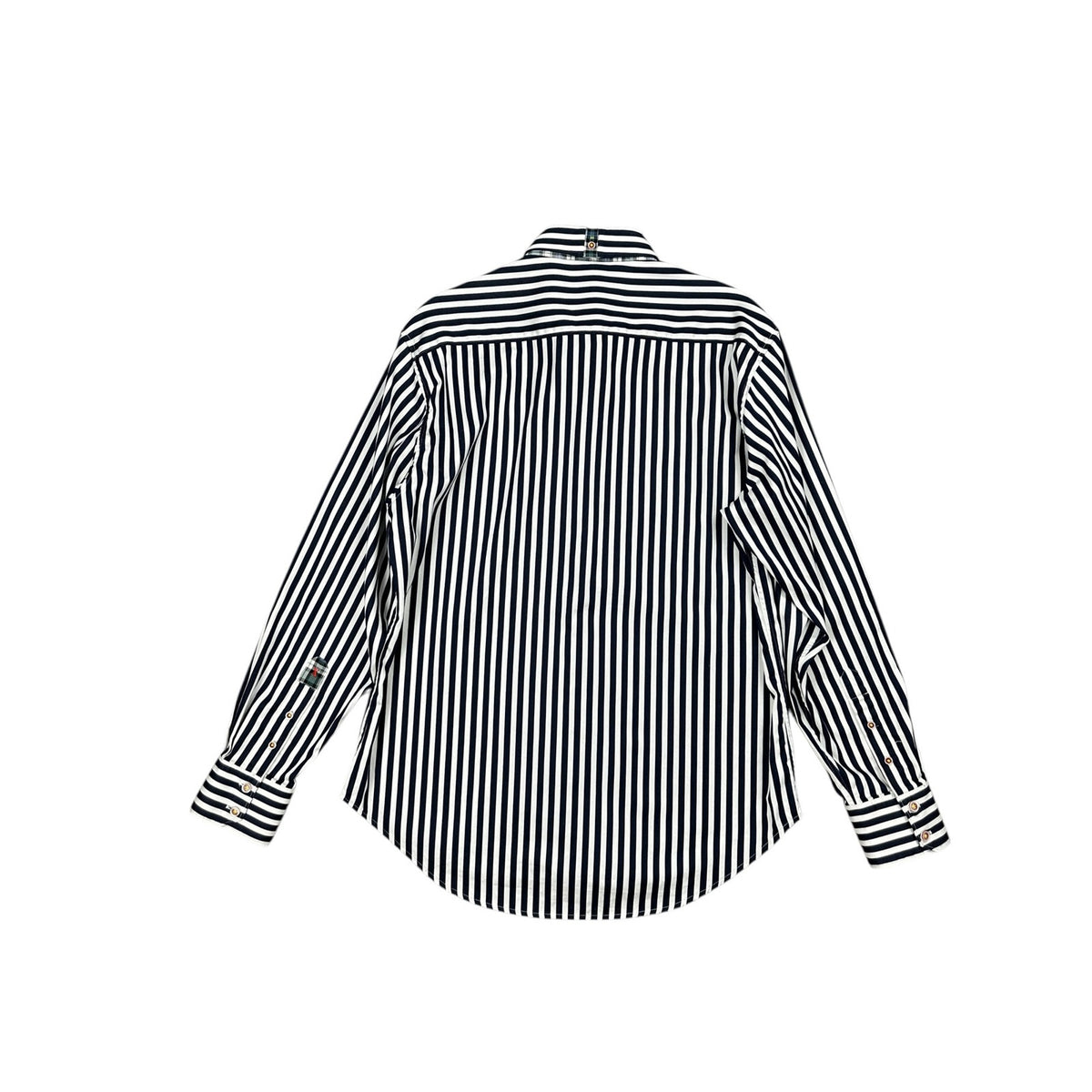 Robert Graham X Collection Tailored Fit Bengal Stripe Long Sleeve Shirt — Size Large // Preowned