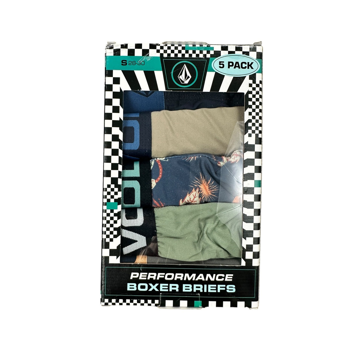 Volcom Performance Boxer Briefs - 5 Pack — Size Medium