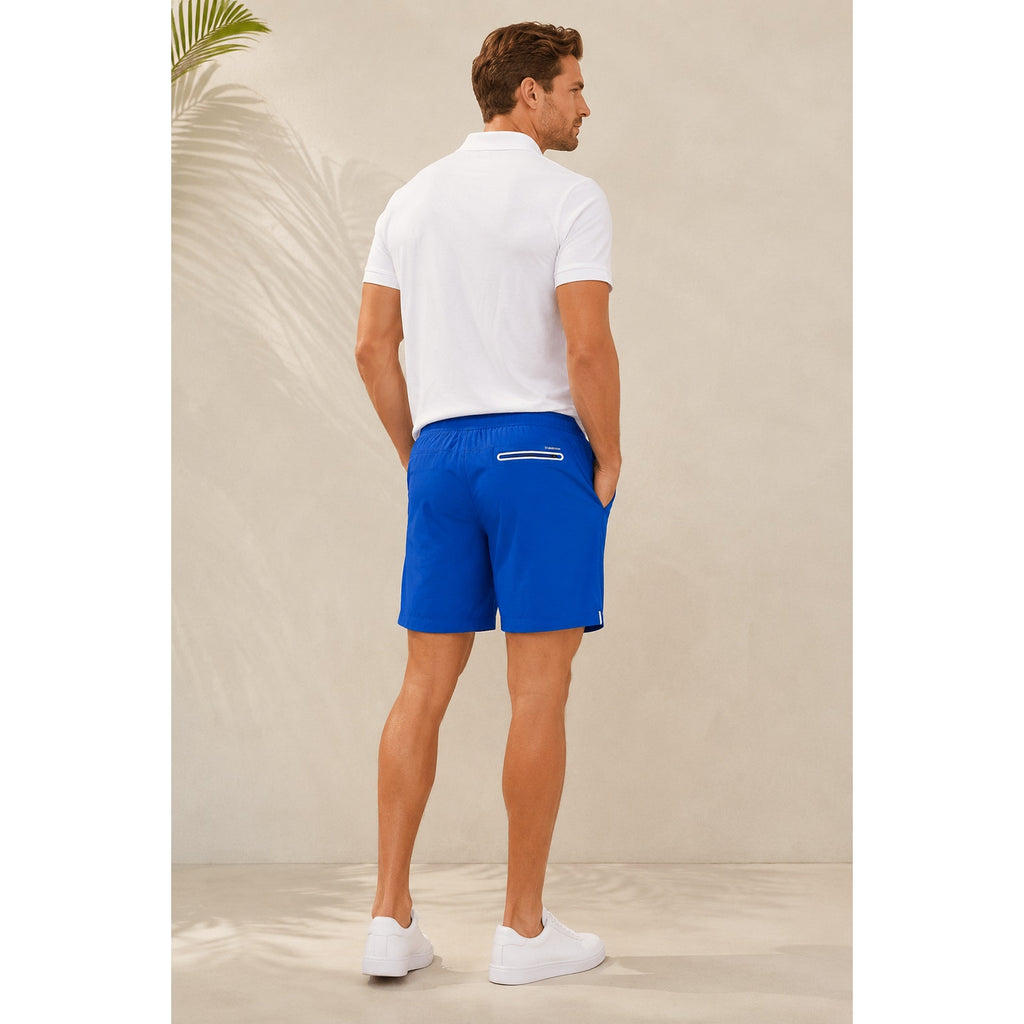 Tommy Bahama Island Zone Monterey Coast Cobalt Haze Lined Hybrid Shorts - 5XLB