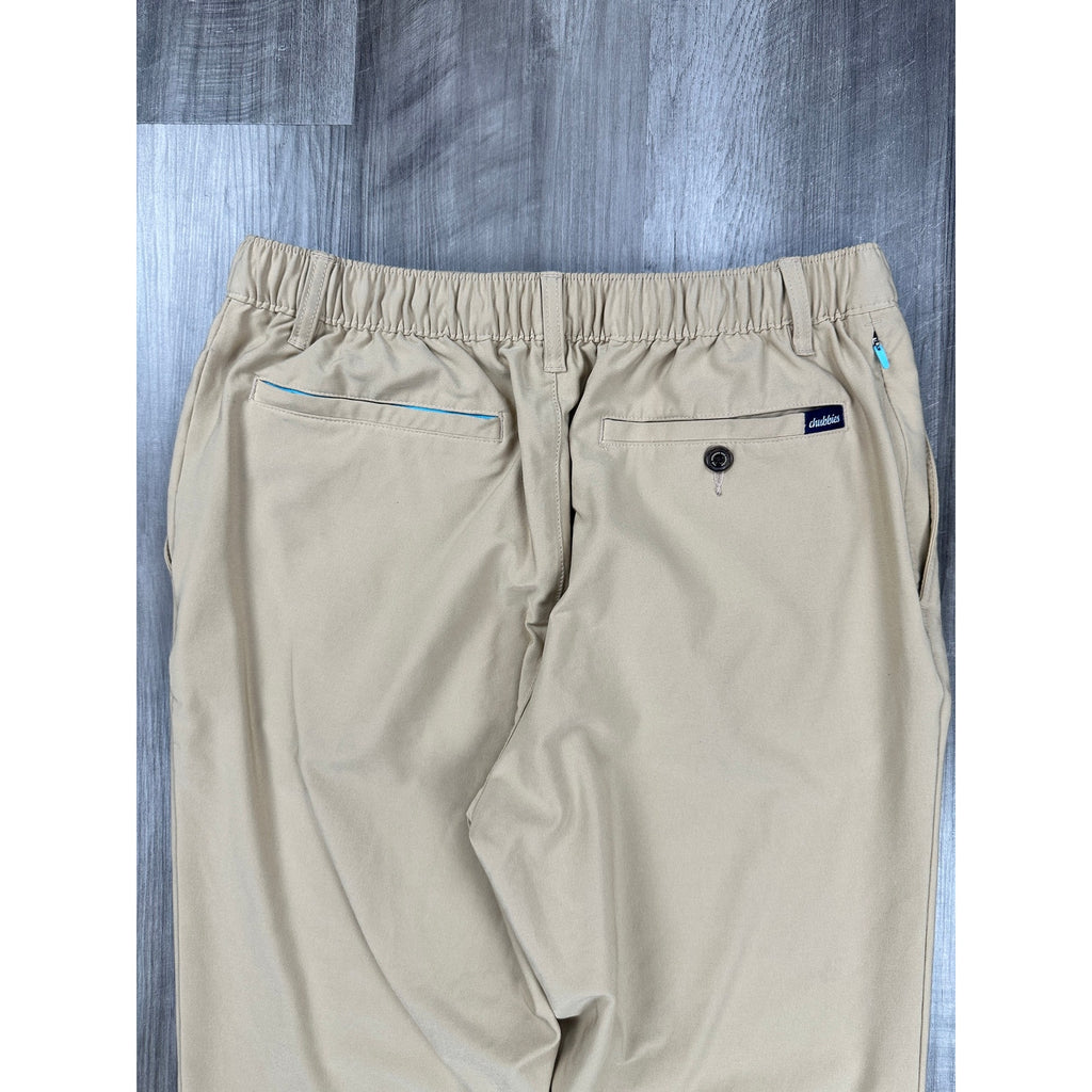 Chubbies All About the Almonds Performance Pants in Light Tan — Size Large // Preowned