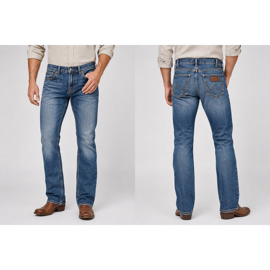 Wrangler RETRO Slim Bootcut Jeans in Blue — Size 32x32 // Preowned