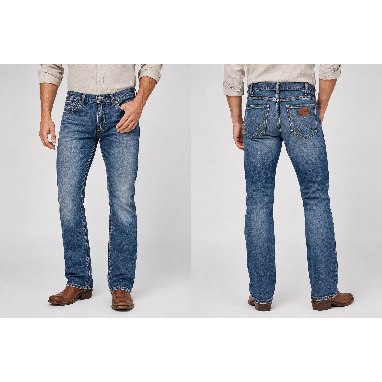 Wrangler RETRO Slim Bootcut Jeans in Blue — Size 32x32 // Preowned