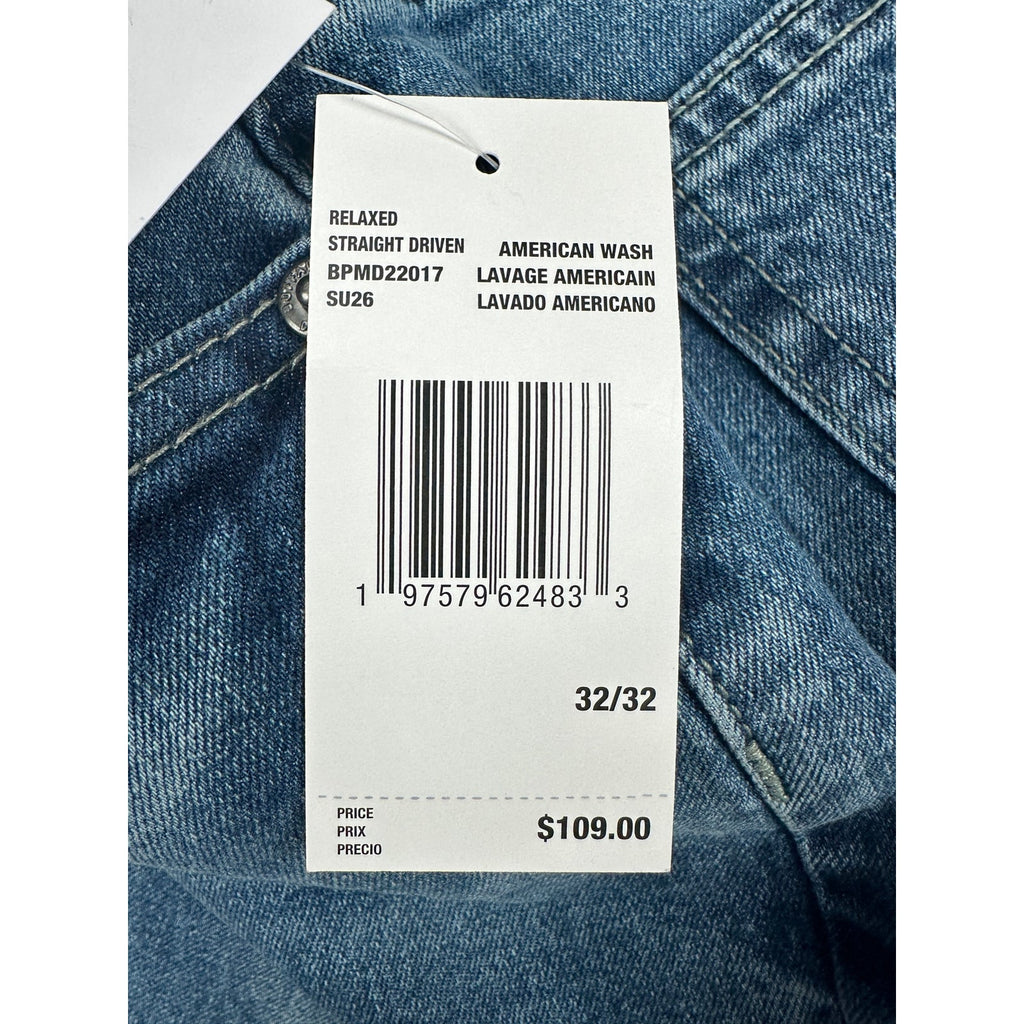 Buffalo David Bitton Driven Relaxed Straight Jeans — Size 32x32