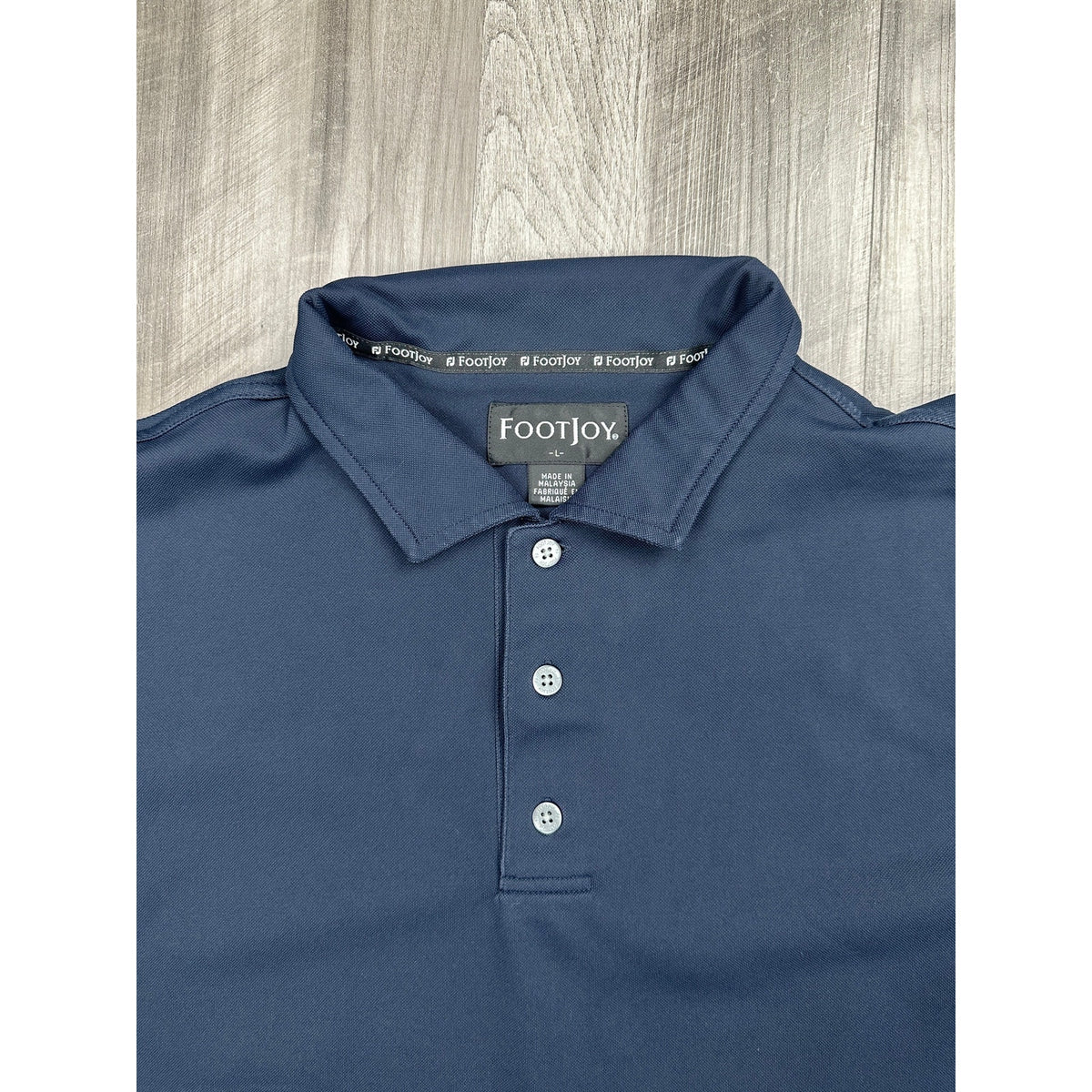 FootJoy ProDry Performance Pique Knit Short Sleeve Polo — Size Large // Preowned