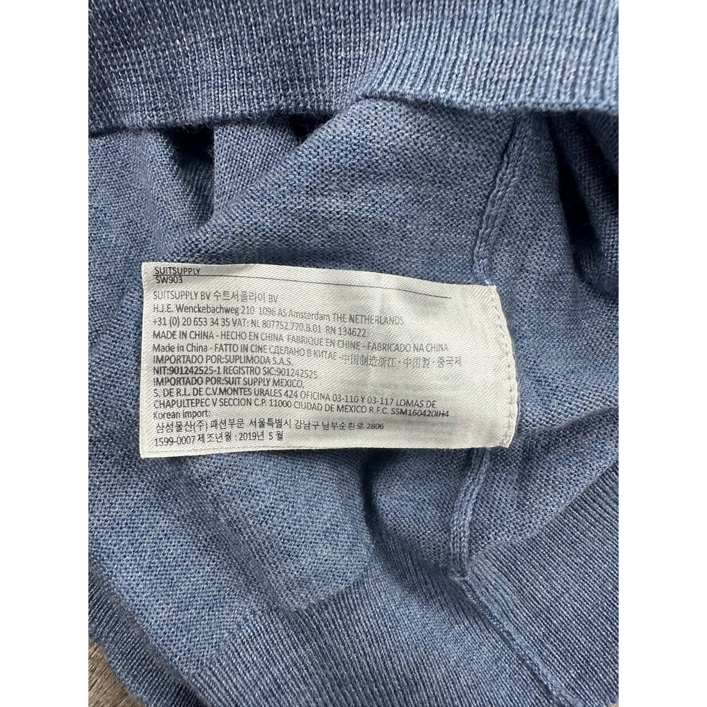 Suitsupply Merino Wool Crewneck Sweater — Size Large // Preowned