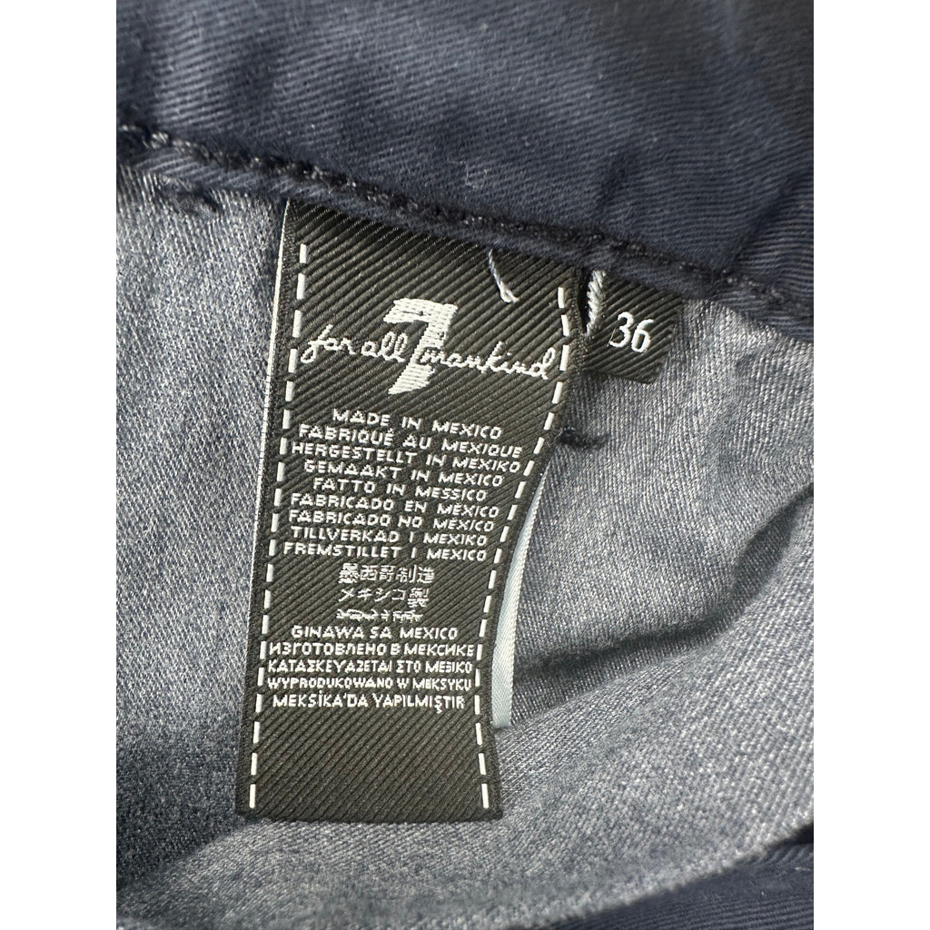 7 For All Mankind Luxe Performance Classic Chino Shorts — Size 36 // Preowned