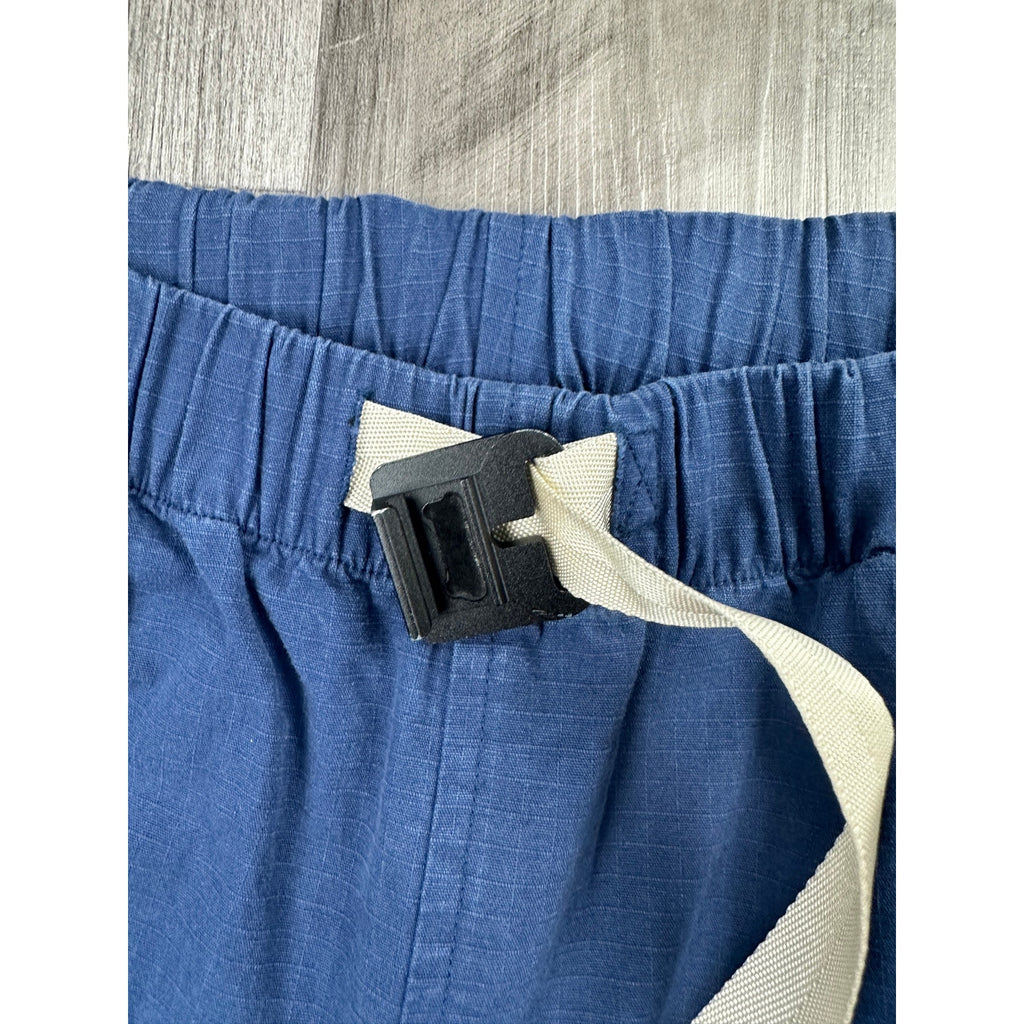 Advisory Board Crystals Ripstop Belted Elastic Waist Pants in Washed Navy — Size Medium // Preowned
